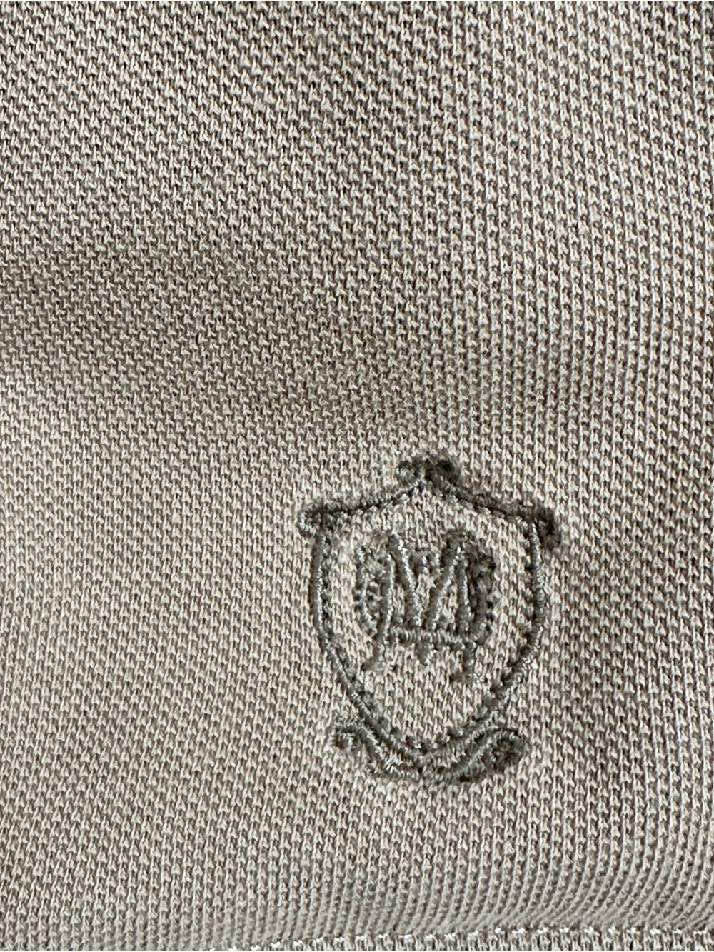 Massimo Dutti Beige Cotton Polo Shirt Casual Fit Size M - Picture 5 of 8